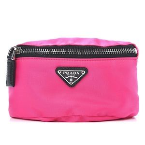 PRADA Tessuto Nylon Pink Mini-Pouch NWT